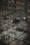 A construction site with workers collaborating on a building project.