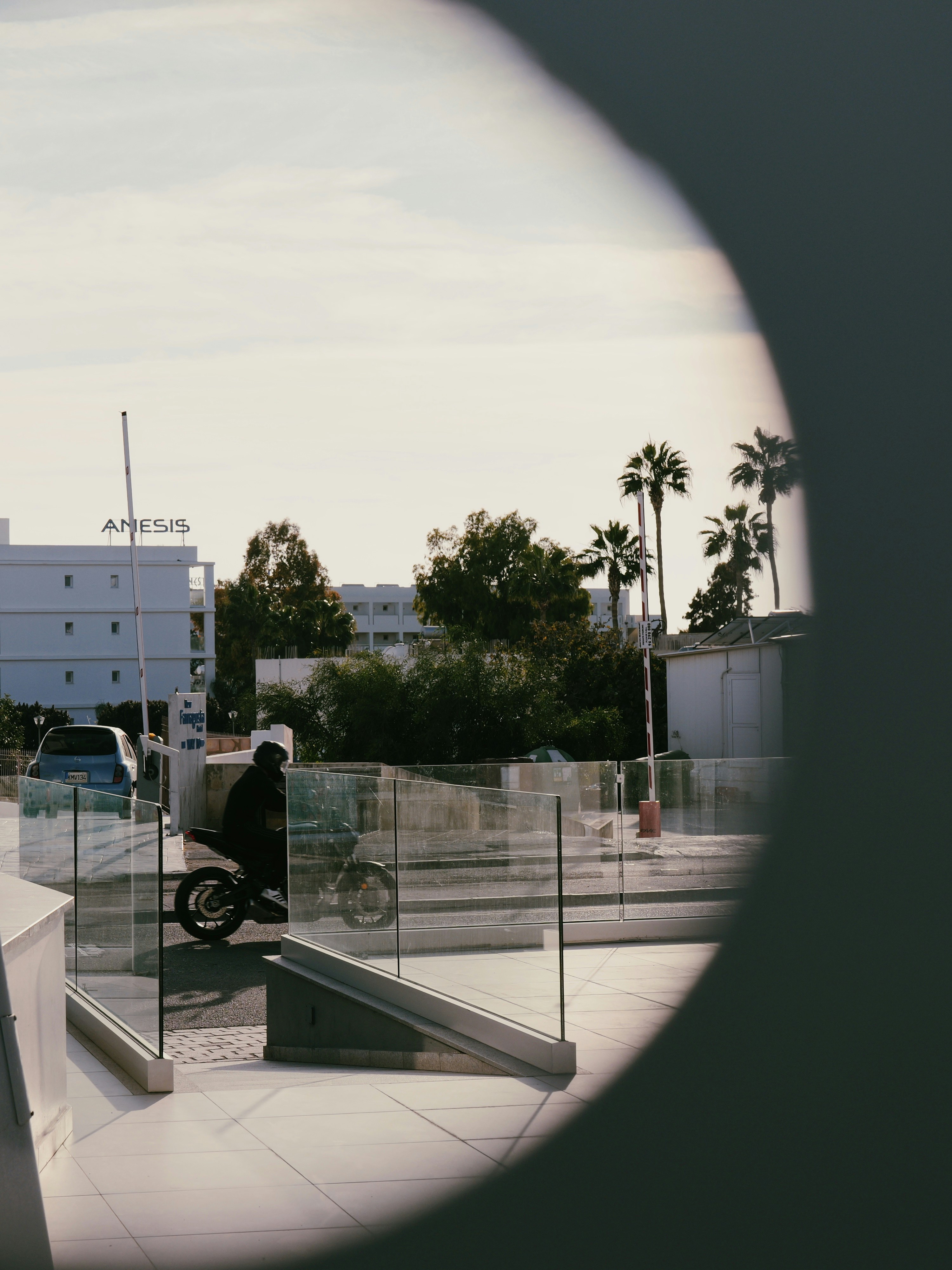 a man riding a skateboard down a set of stairs