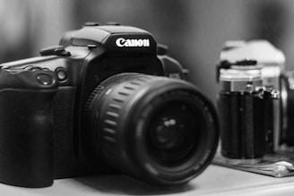 A close-up of a smart camera from Achs Cameras.
