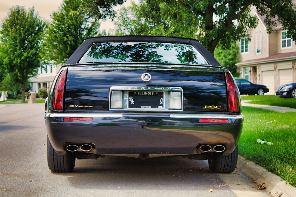 a car parked on the side of the road