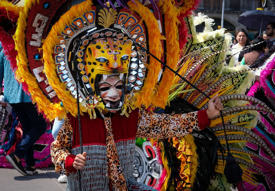 馬薩特蘭海濱大道上的嘉年華花車