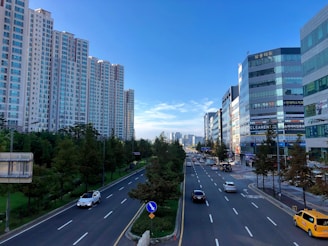 A vibrant community scene showing electric cabs and housing society facilities managed seamlessly with technology.