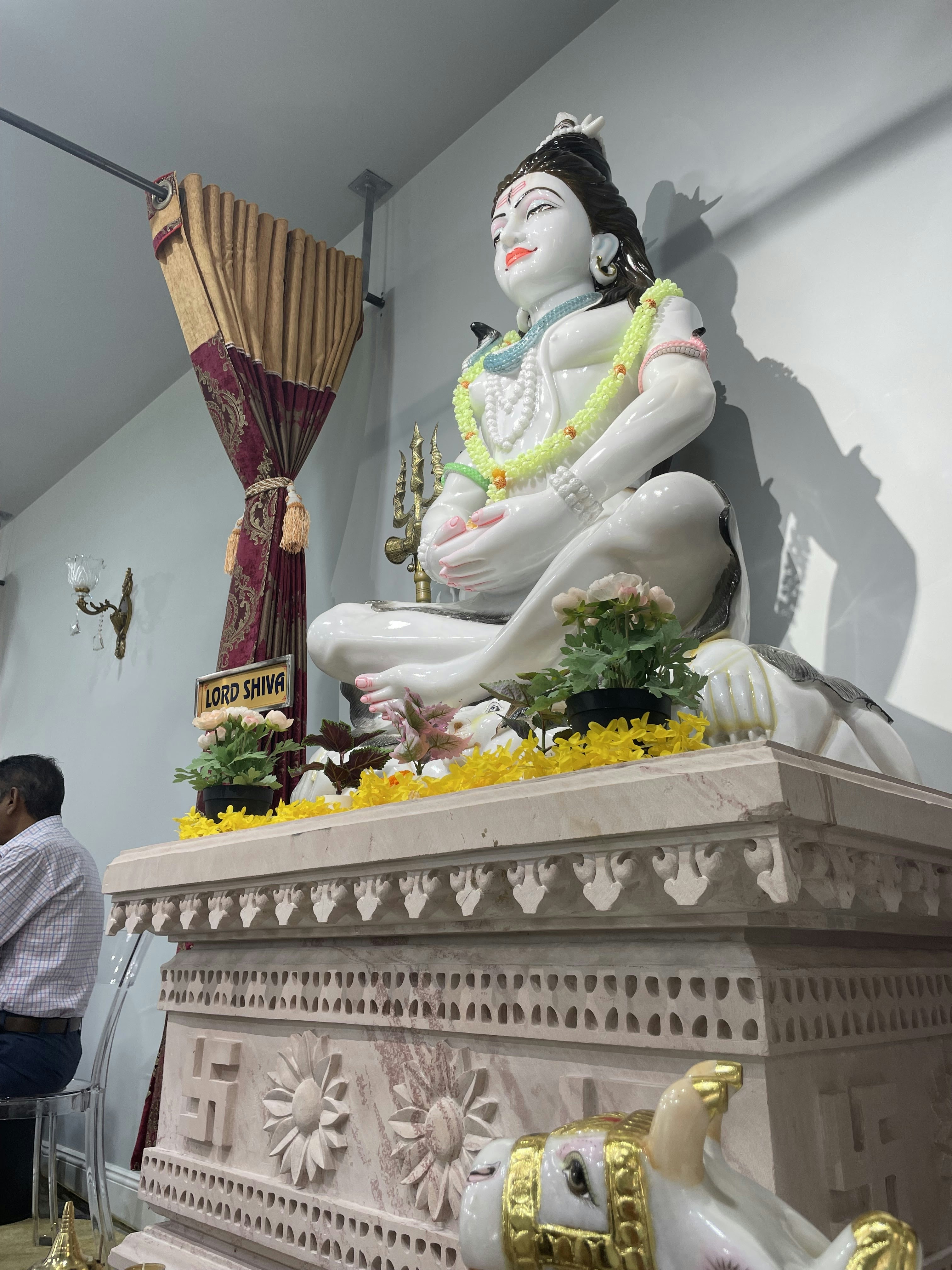 Elegant Marble God Idol