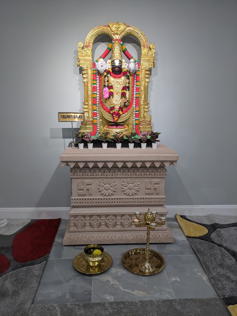 Brass Pooja Essentials Set
