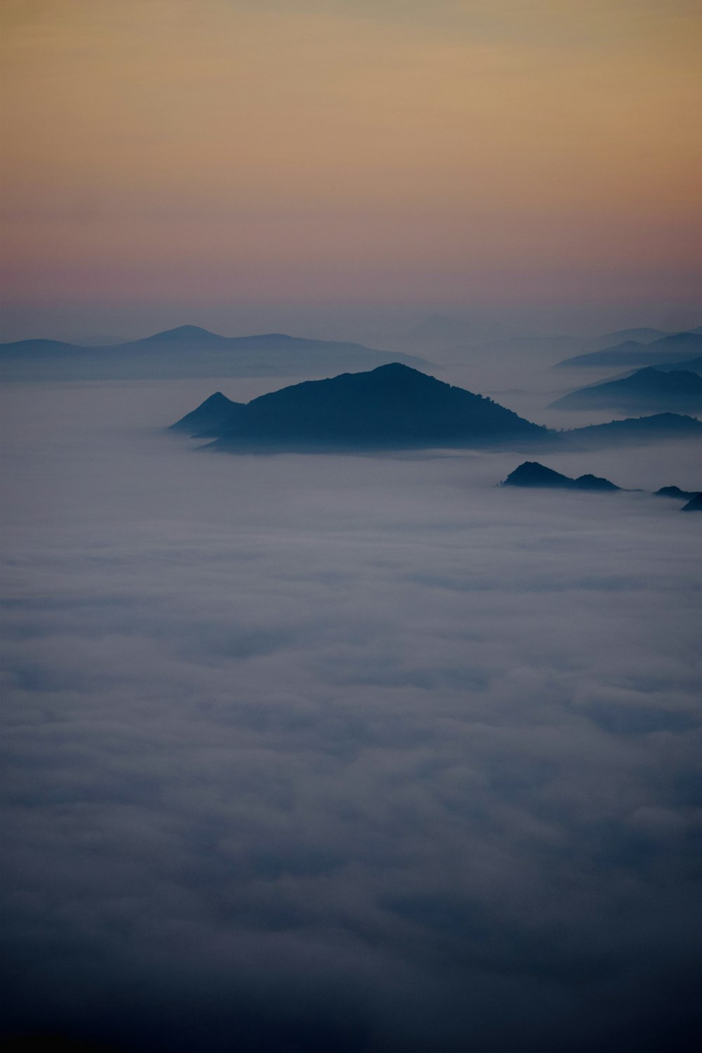 a view of some mountains in the distance