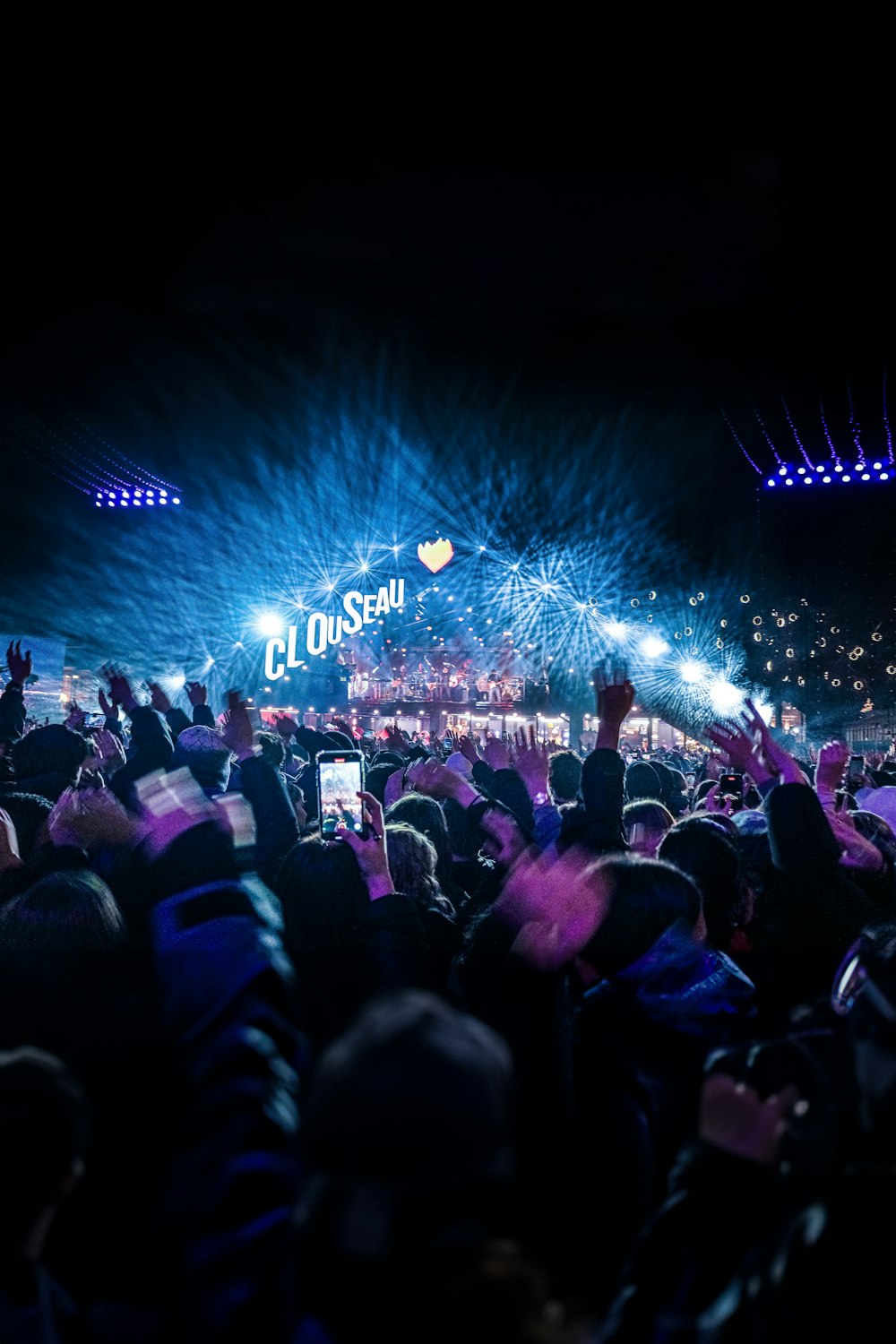 a large crowd of people at a concert