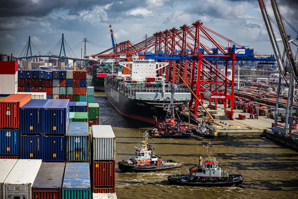 Shipping Containers at Port