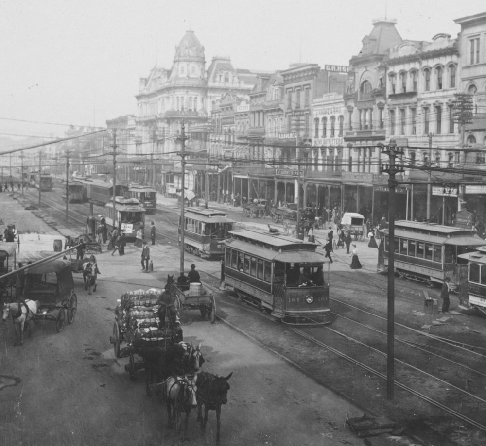 Canal Street, the main thoroughfare of New Orleans, La.