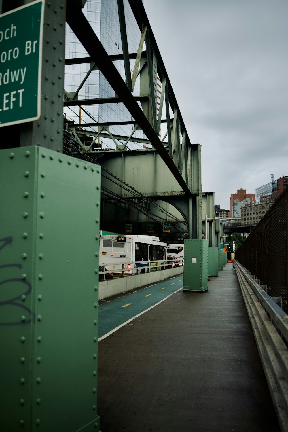 a train station with a train on the tracks