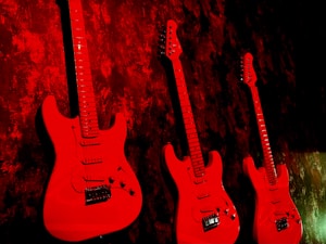 Guitare Rouge