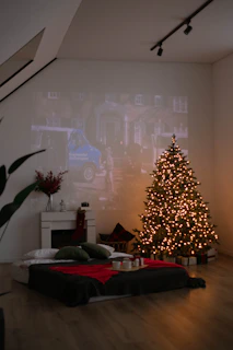 Cozy Disney movie night setup featuring soft blankets, themed snacks, and twinkling fairy lights in pastel hues.