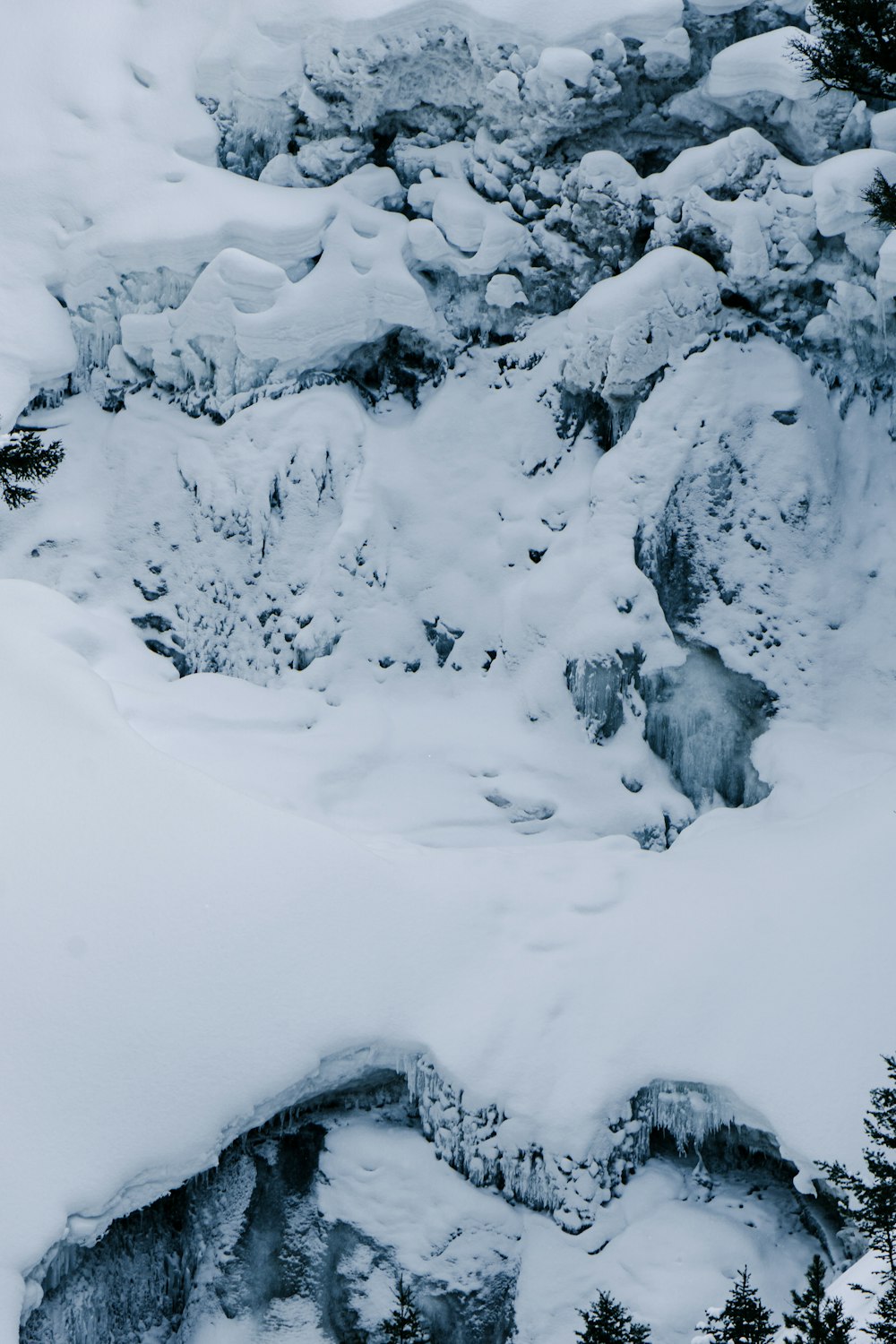 a person on skis is standing in the snow