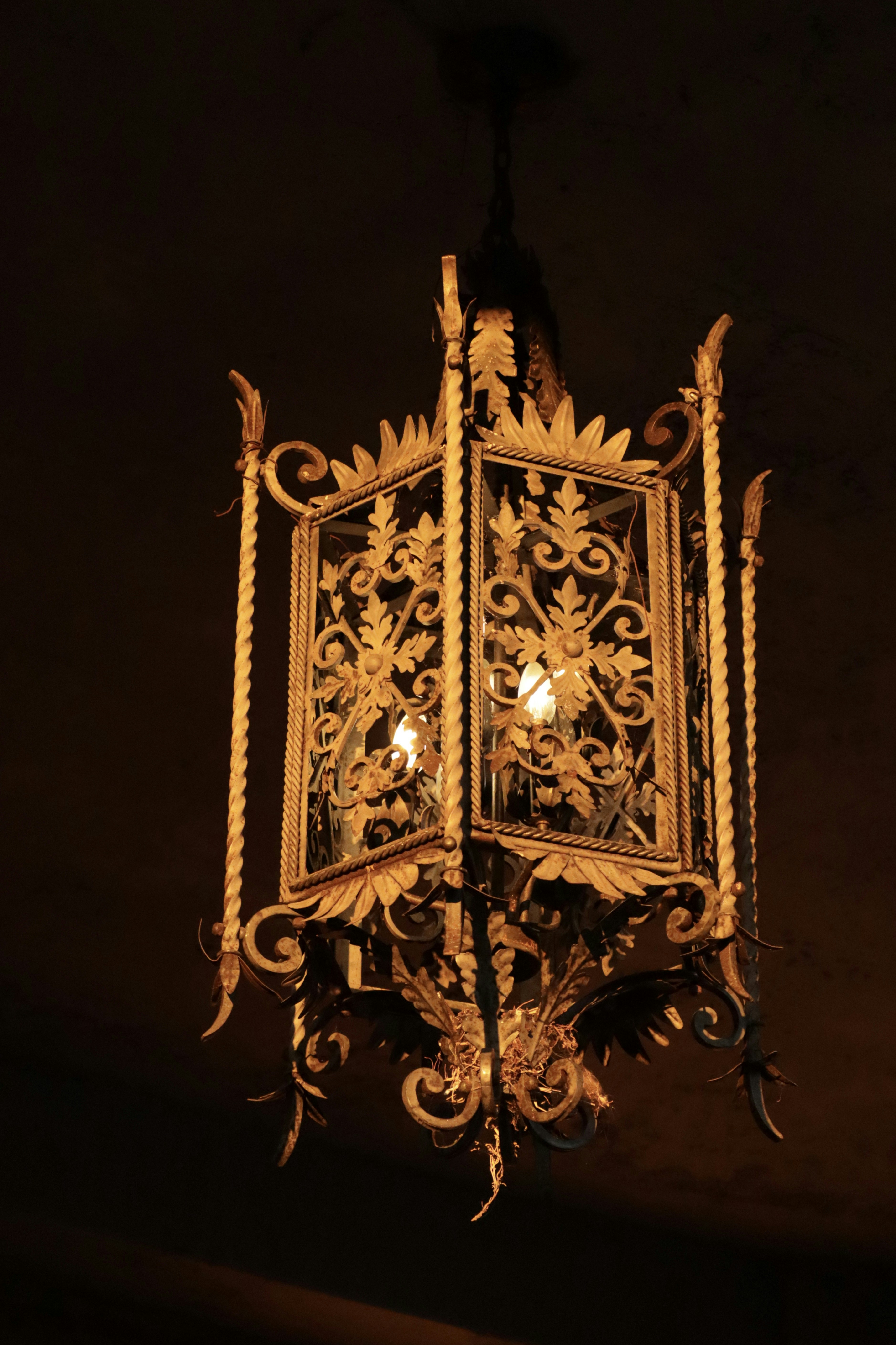Vintage Brass Chandelier