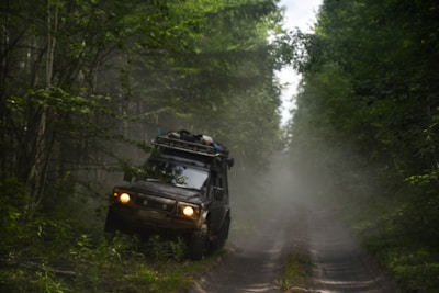 Experienced driver guiding a 4x4 through the rugged paths near Vohemar.