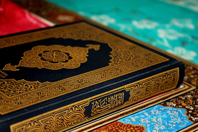 a close up of a book on a table