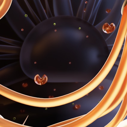 A cozy, abstract representation of a small universe nested within a larger cosmic structure.