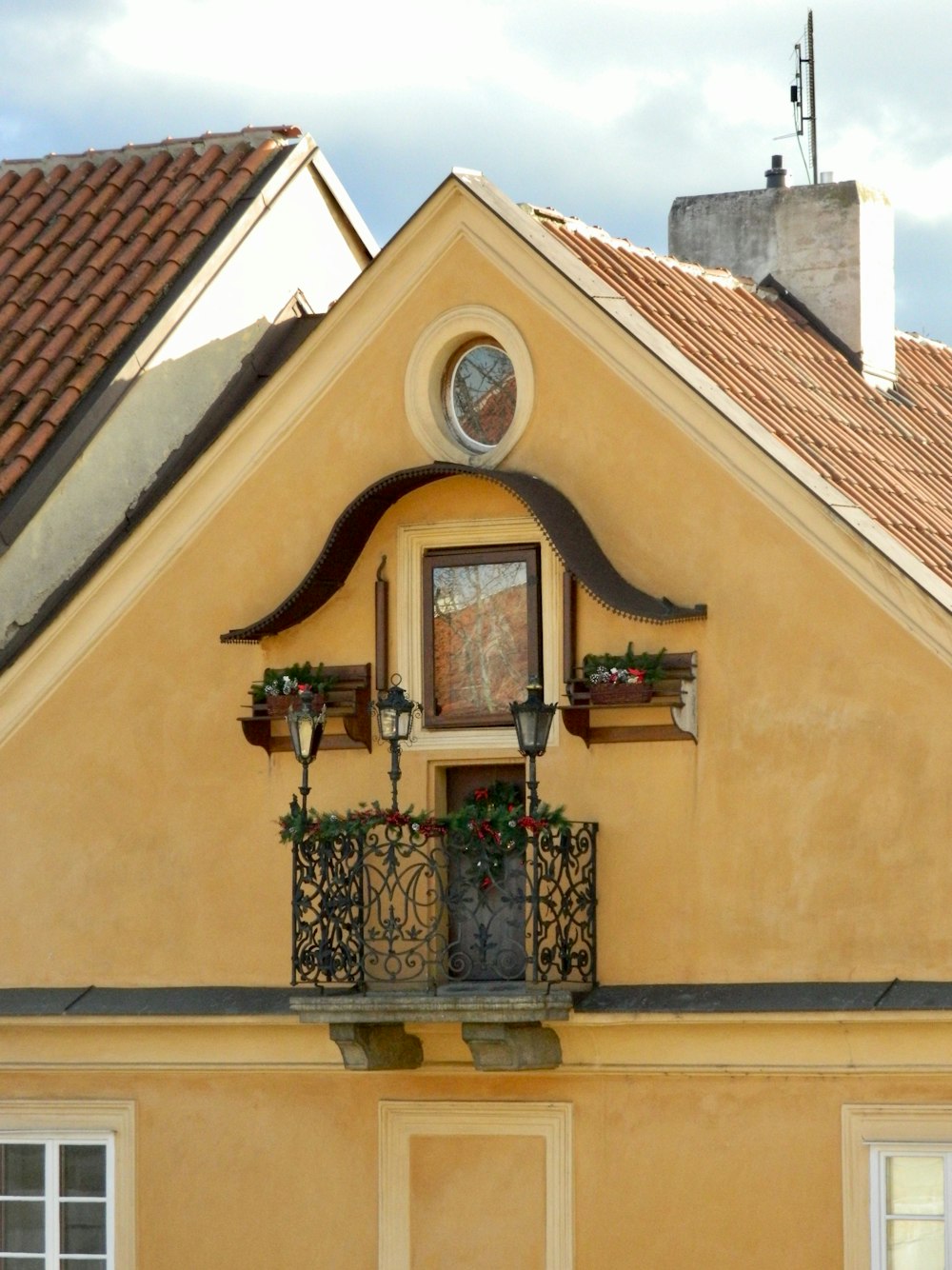 a building with a clock on the top of it