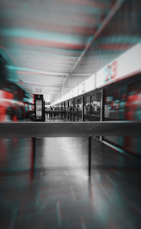 A dynamic visualization of passenger flow simulations overlaying Denver International Airport terminals.