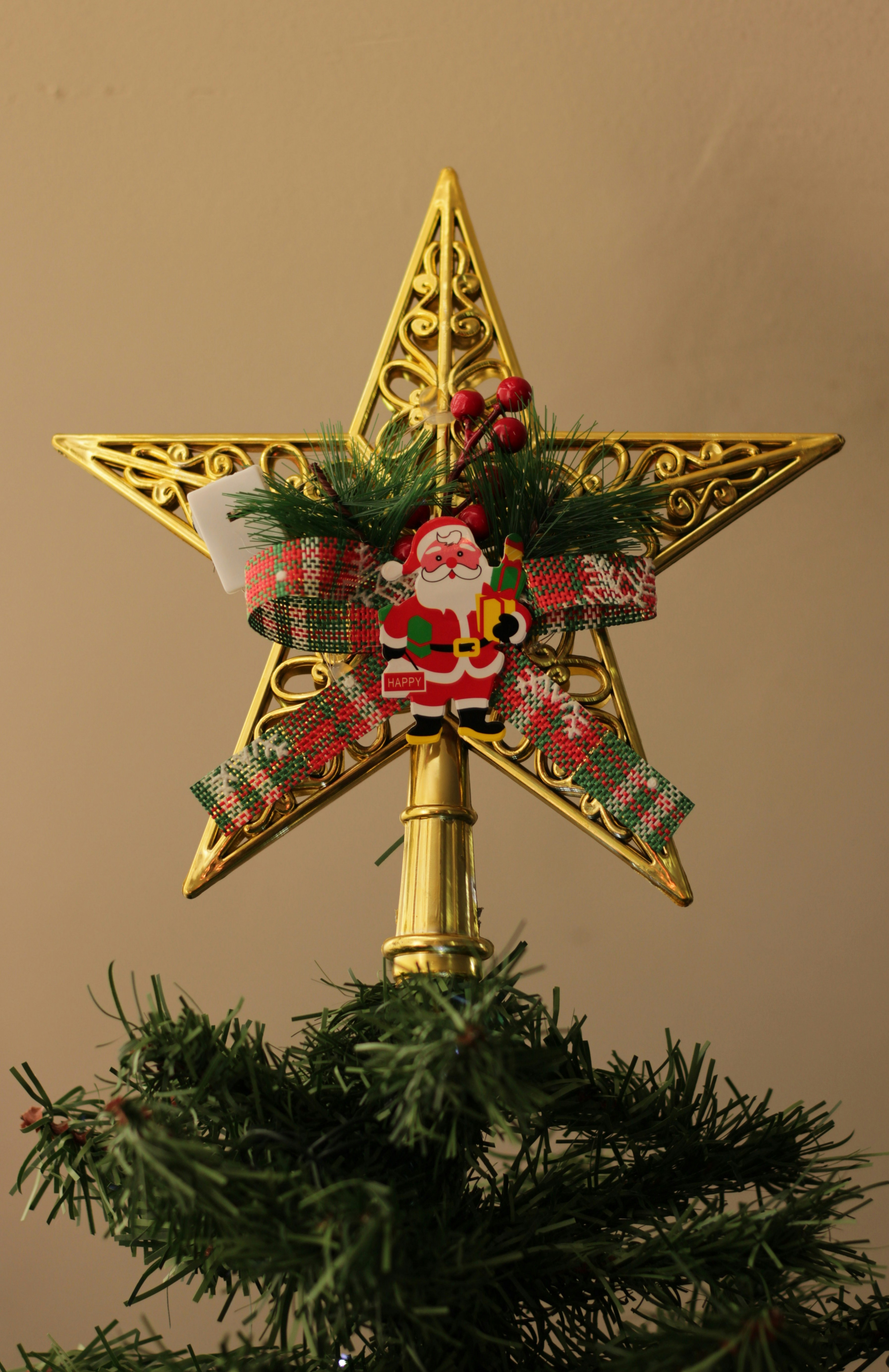 Festive Star Tree Topper