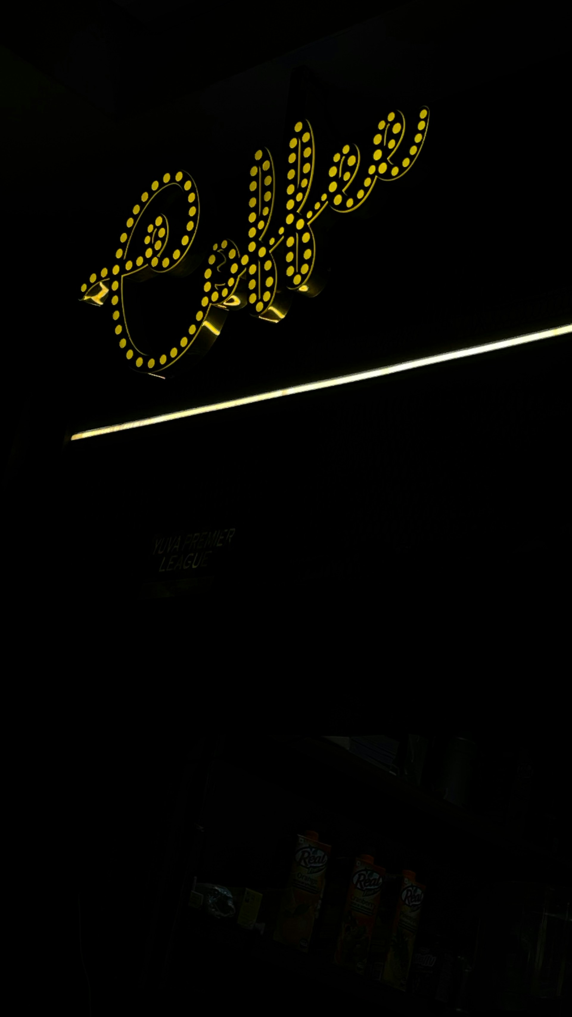 A vibrant billboard campaign showcasing bold colors and clever typography for a local coffee brand.