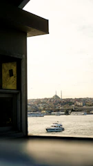 View from the hotel window overlooking Male’ city streets bustling with local life.