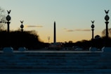Balcony view overlooking the vibrant cityscape of Washington, DC.