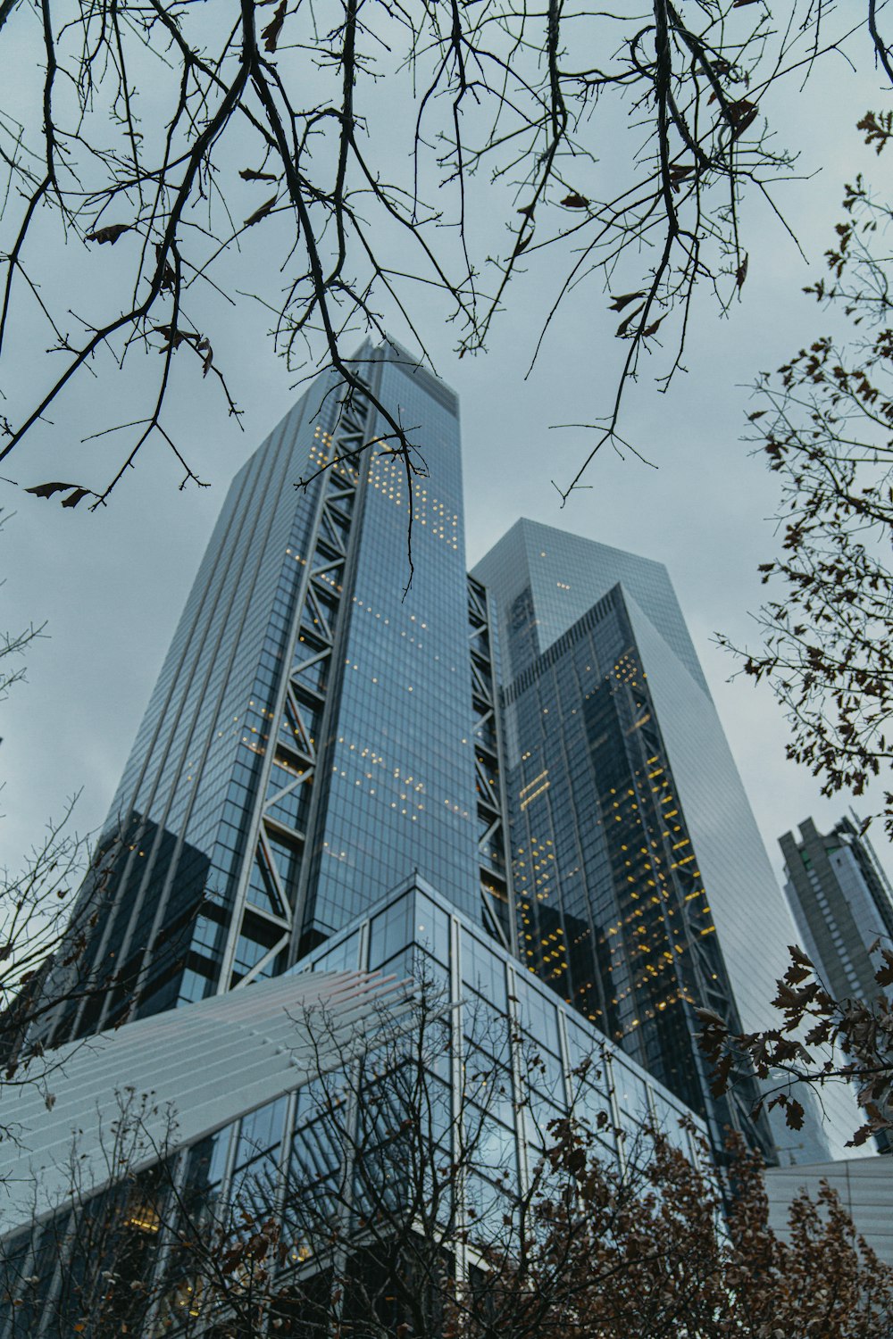 a very tall building with a lot of windows