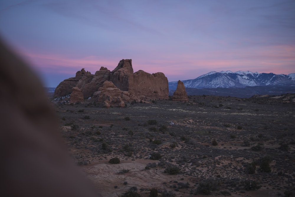 a view of the mountains from a distance