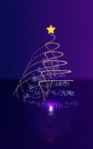 Luminous Tree of Life intertwined with glowing DNA strands and cosmic energy swirling around.