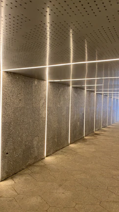 Sleek epoxy resin flooring with a glossy finish in a contemporary commercial space.