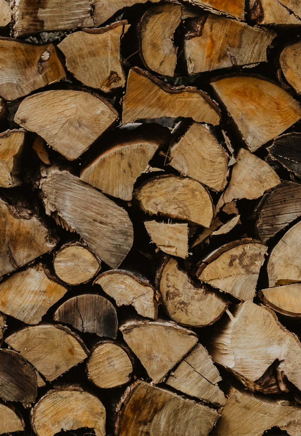 a pile of cut wood sitting next to each other