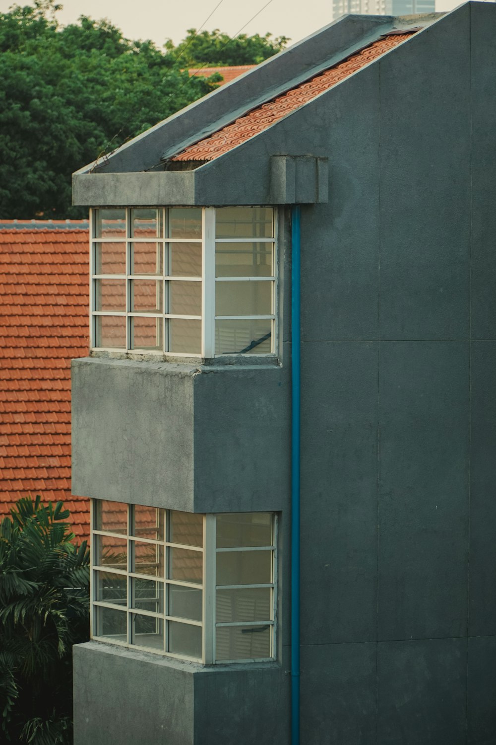 a tall building with a clock on the top of it