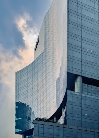 a very tall building with a lot of windows