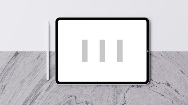 A digital tablet showcasing a custom software dashboard.