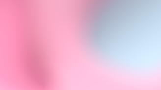 A gradient blends soft pink and light blue, creating a smooth transition across the image.