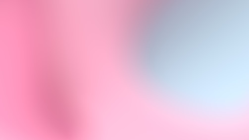 A gradient blends soft pink and light blue, creating a smooth transition across the image.