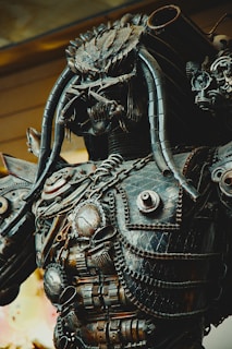 Finished custom metal sculpture reflecting the craftsmanship of Weldtek’s team.