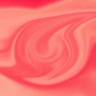 An elegant abstract heart formed by flowing energy waves in blush pink and soft gold tones.