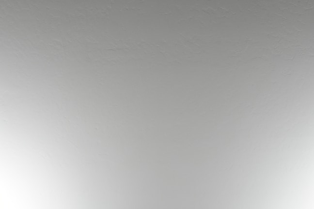 Freshly painted drywall ceiling after repair completion.