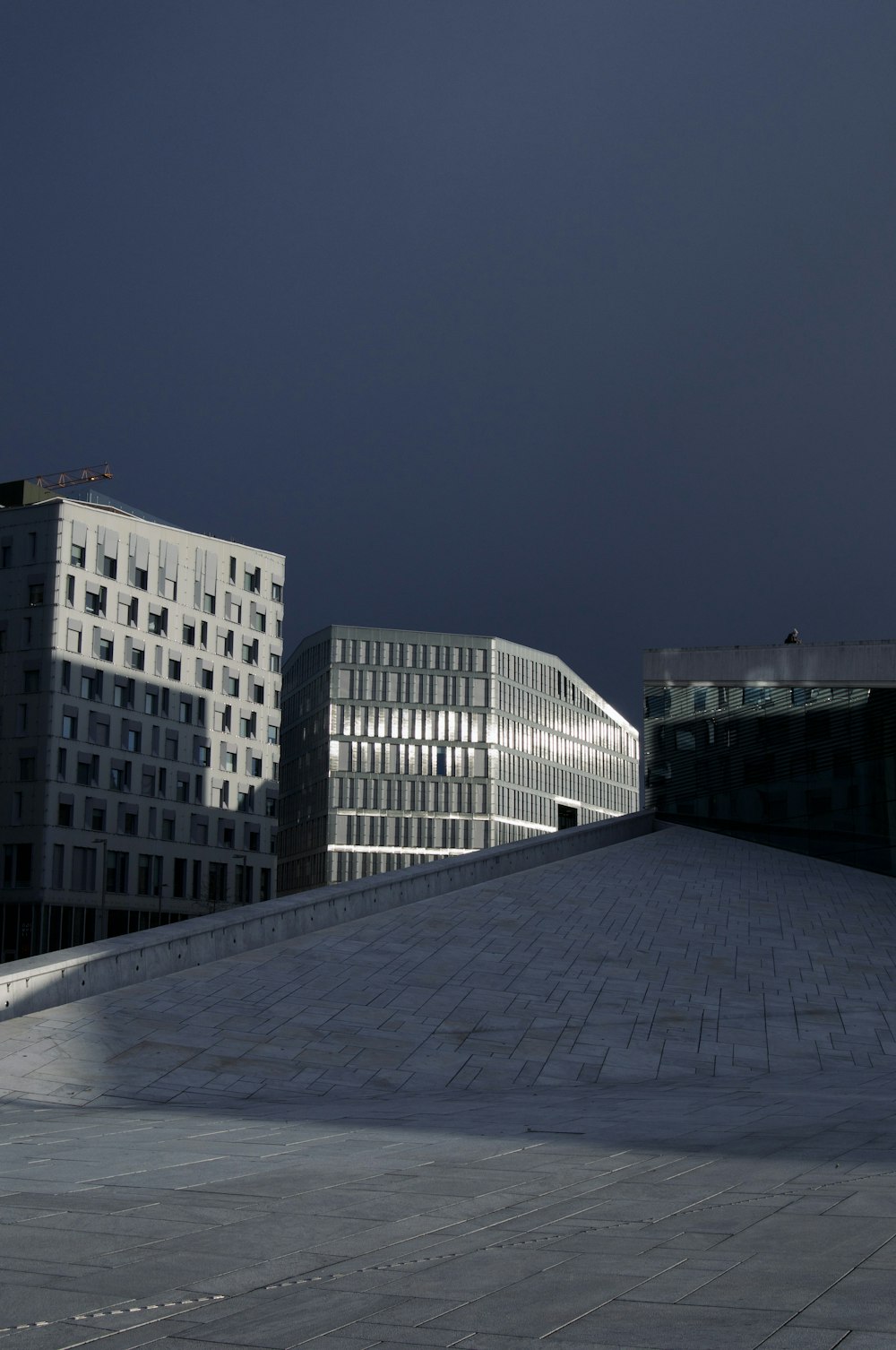 a view of a building from the roof of a building