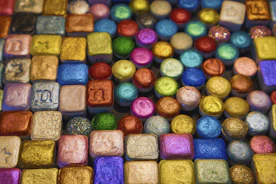 Colorful educational tools representing multiple assessment methods