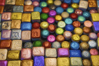 Colorful educational tools representing multiple assessment methods