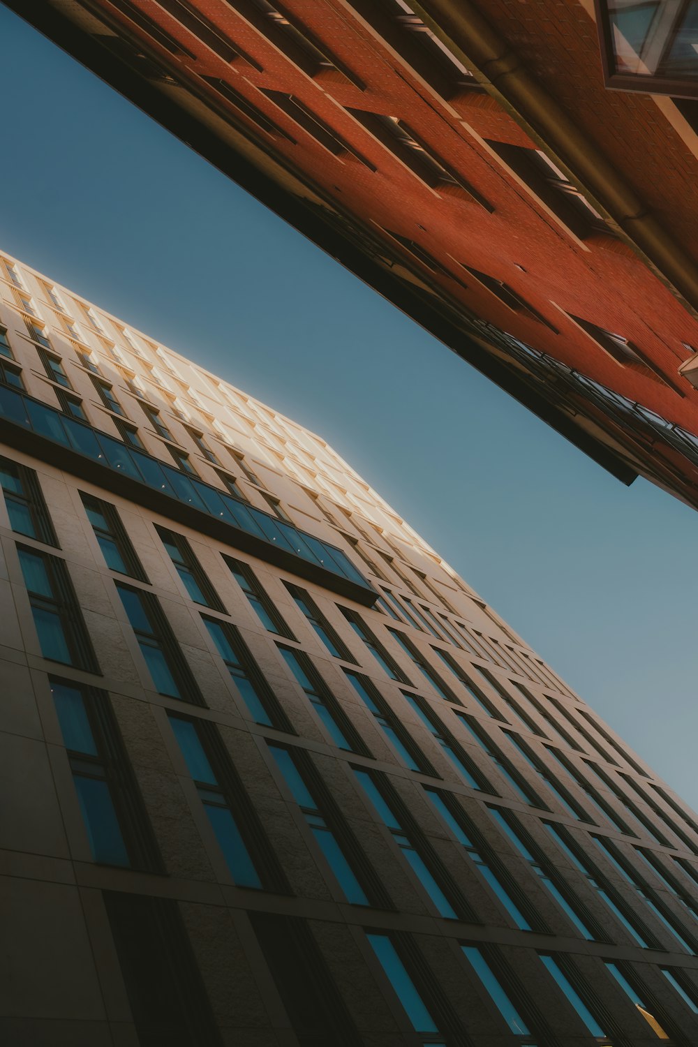 a tall building with a clock on the side of it