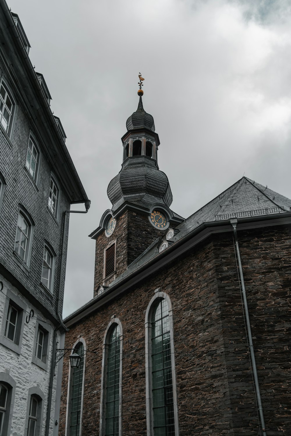 a building with a clock on the top of it