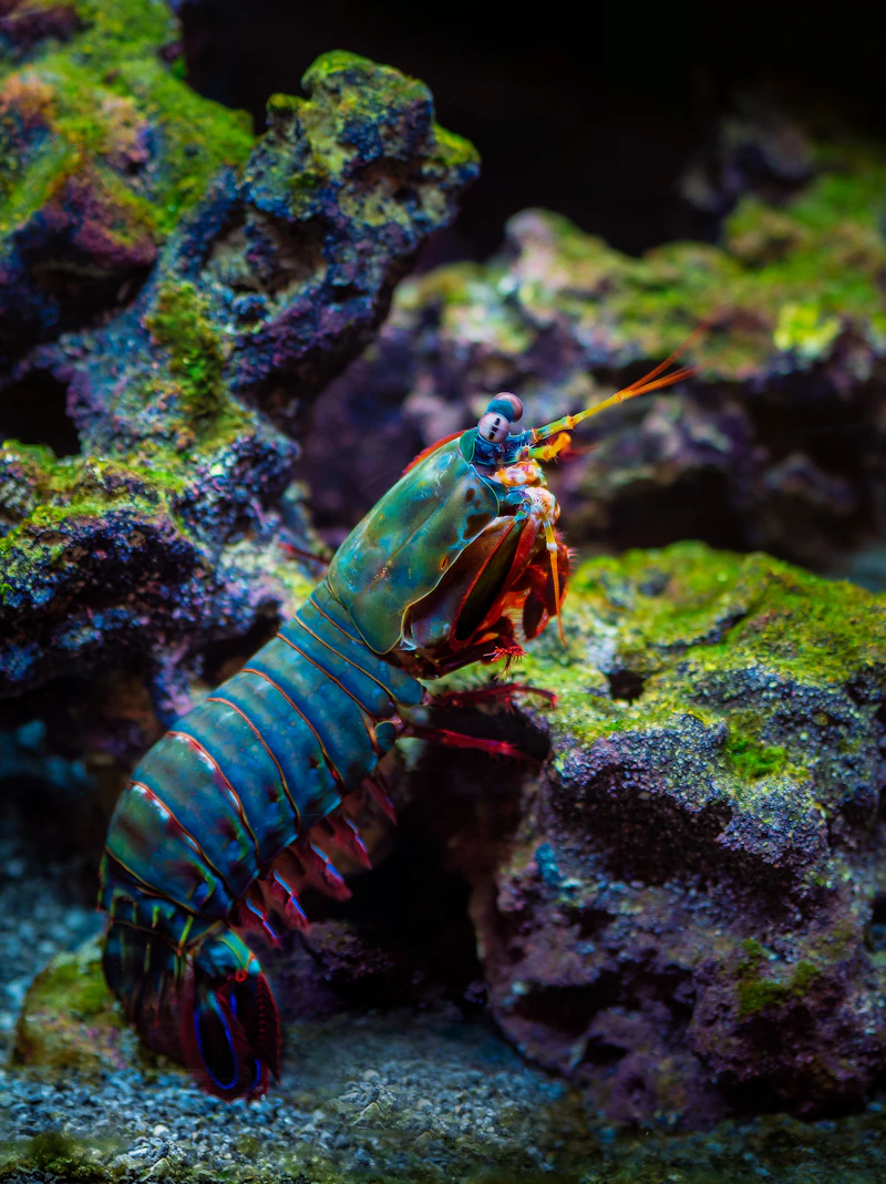 Peacock Mantis Shrimp (Odontodactylus scyllarus)