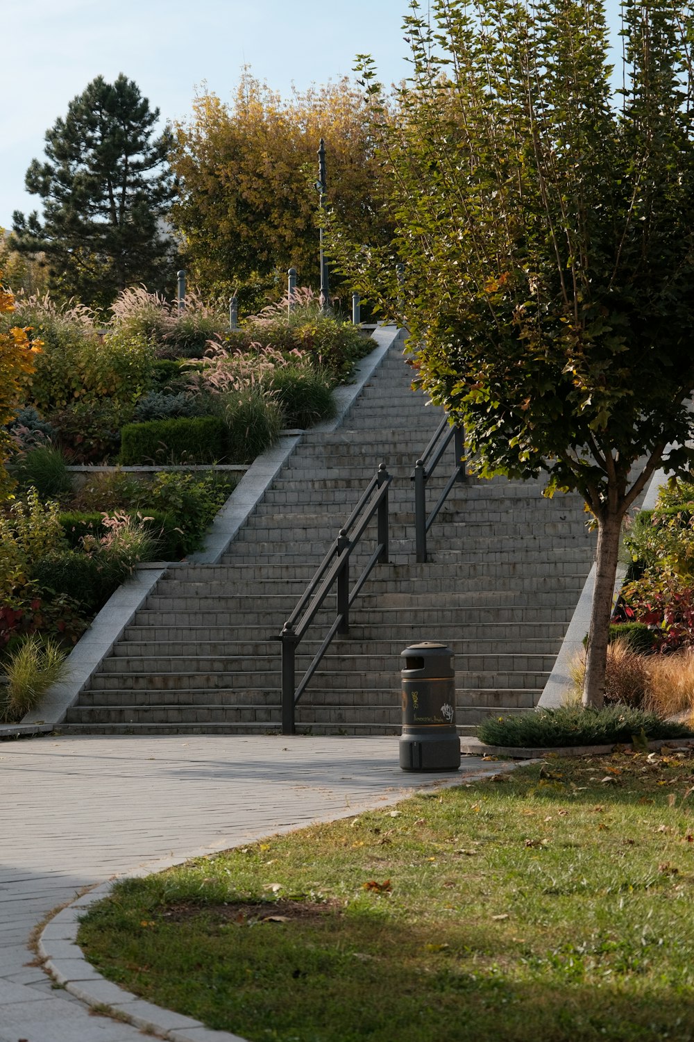 a man riding a skateboard down a set of stairs