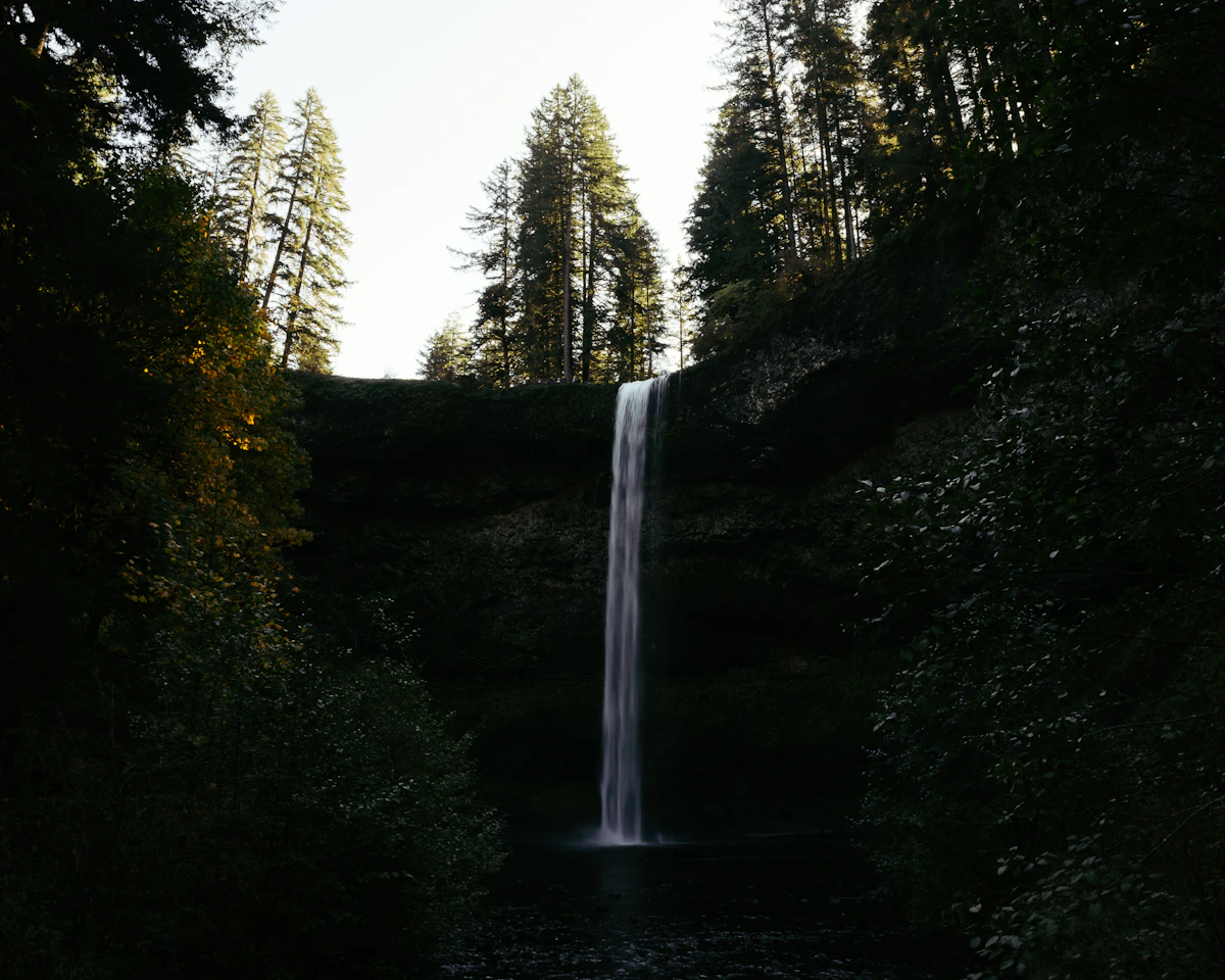 Silver Falls State Park waterfall