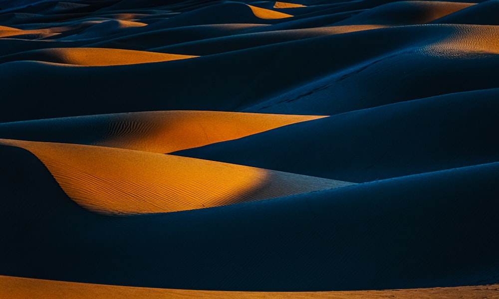 a group of sand dunes in the desert