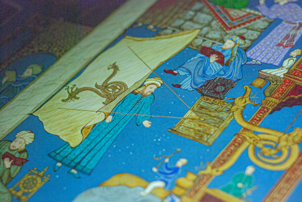 A monochrome artistic illustration blending ancient mythological figures with sleek modern lines.