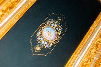 A commemorative frame showcasing artistic design.